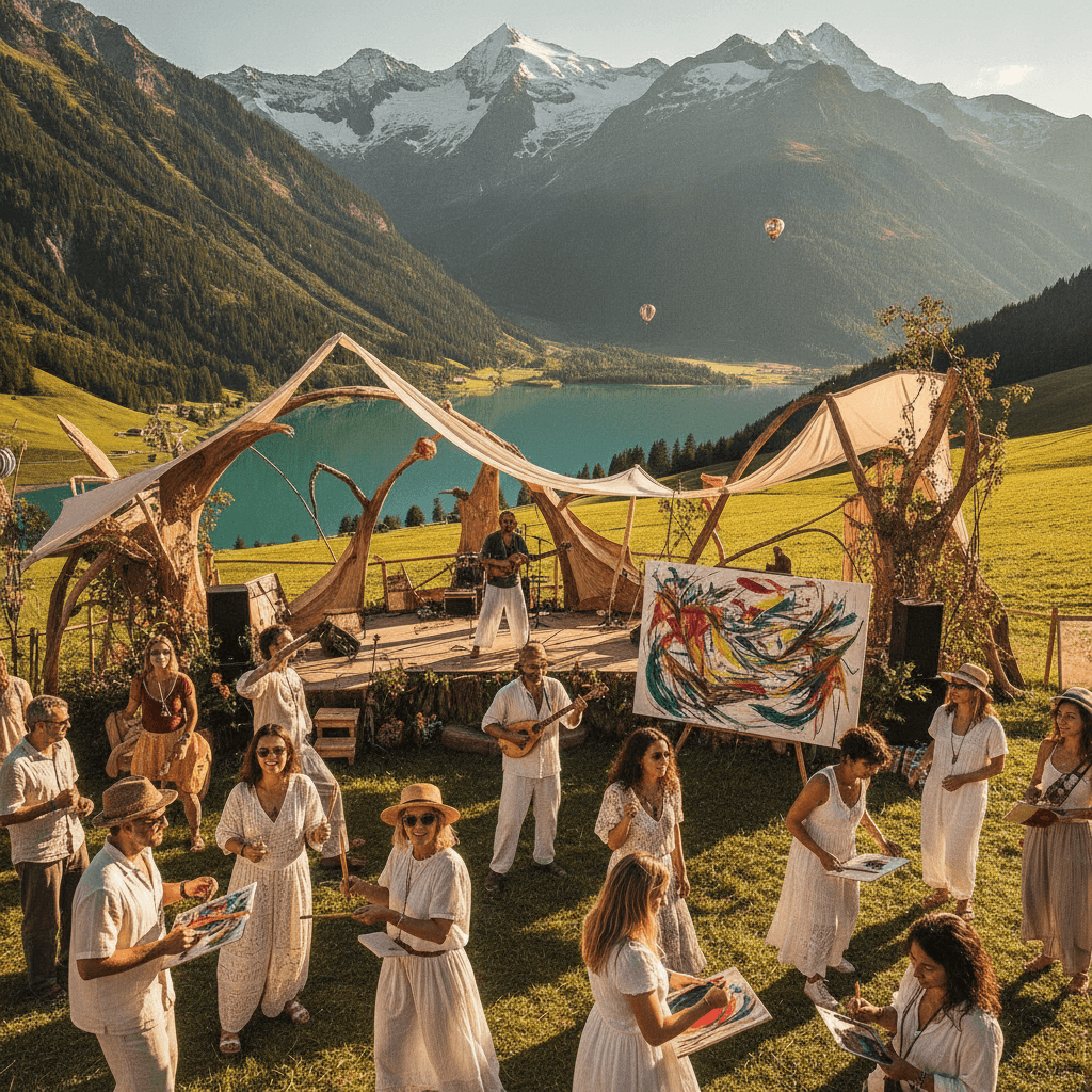 スイス夏の音楽フェス旅行:即興とアートが交差する体験ガイド